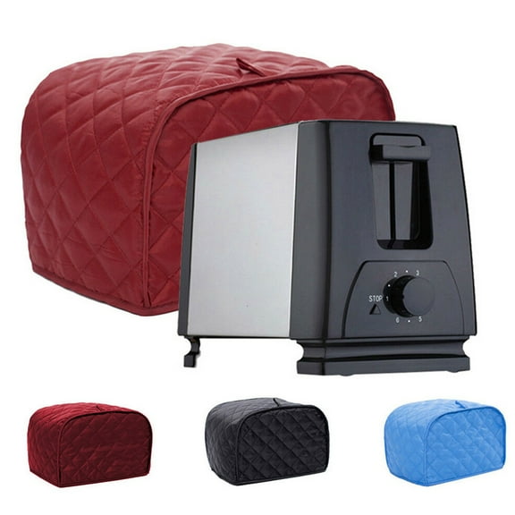 Happy Date 2 Slice Toaster Cover, Kitchen Small Appliance Cover Fingerprint and Greasy Protection, Machine Washable Polyester Toaster Dustproof Cover
