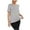 Gray, variant on Plebaso Women's Workout T-Shirts Short Sleeve Shirt V Neck Basic Loose Running Athletic Tee Activewear for Women