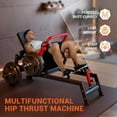 thumbnail image 1 of GloryStar Hip Thrust Machine,900LBS Capacity Plate-Loaded Glute Bridge Machine, Heavy Duty Butt Exercise Equipment with Weight Holder Adjustable Footboard, Glute Machines Home Gym, 1 of 7
