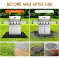 thumbnail image 3 of Under Grill Mat 60 x 40 Inch for Outdoor Decks, Patios, Gas Grills Oil-Proof Fireproof Waterproof BBQ Fireproof Mat Protects Deck Grass, Black, 3 of 12