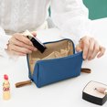thumbnail image 5 of Portable Cosmetic Bag Polyester Zipper Pouch Large Capacity Cosmetic Organizer For Women, 5 of 5