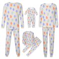 thumbnail image 5 of QTSHPN Family Matching Outfits Easter Holiday Cute Bunny Graphic Funny 2 Piece Long Sleeve Top with Pants Set Pajamas, 5 of 6