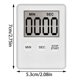 thumbnail image 5 of Digital Kitchen Timer, Timer, Egg Timer, for Work, 2 Pack White, 5 of 5