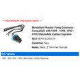 thumbnail image 2 of Windshield Washer Pump Connector - Compatible with 1989 - 1990, 1992 - 1996 Oldsmobile Cutlass Supreme 1993 1994 1995, 2 of 2