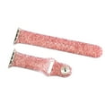 thumbnail image 3 of Apple Watch Bands 38mm/40mm/41mm, Soft Silicone Glitter Wristband for iWatch Apple Watch Series 1/2/3/4/5/6/7/8/SE/Nike+ - Red, 3 of 4