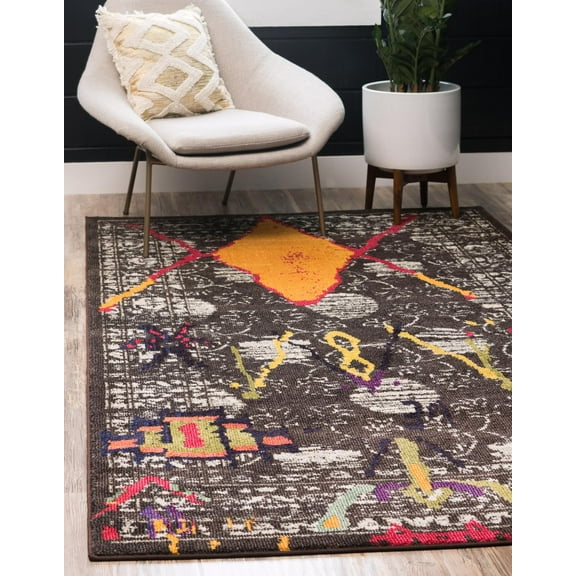 Unique Loom Sedona Collection Area Rug - Bryce (10' 6" x 16' 5" Rectangle Brown/Beige)