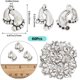thumbnail image 2 of 1 CAJA DE 60 UNIDADES DE AMORTIGUADORES DE PLATA CON FORMA DE PIES, AMOR A GRANEL, AMOR A GRANEL DE PLATA TIBIA, AMOR A GRANEL DE AMOR A GRANEL CON FORMA DE PIES, AMOR A GRANEL DE PRIMER PASO, 2 of 6