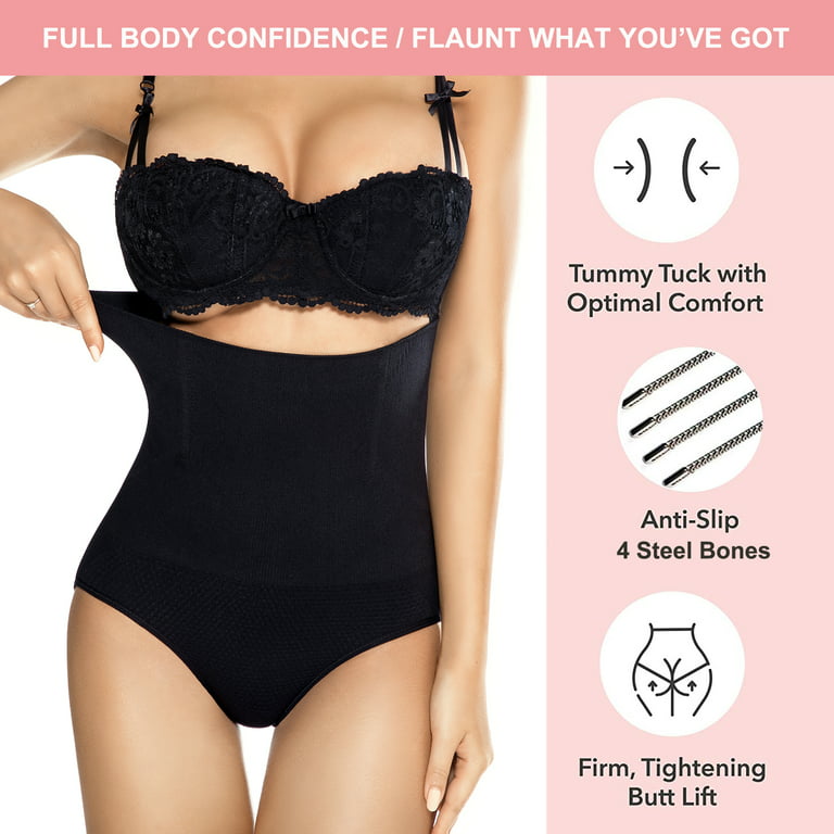 VASLANDA Womens High Waist Postpartum Recovery Slimming Underwear Tummy  Control Panties Pack of 3