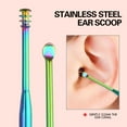 thumbnail image 5 of Women Fashion Dual Head Ear Cleaner Ear Pick Spoon Wax Removal Care Cleaner Tools, 5 of 5