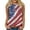 A010-Watermelon Red, variant on SAATLERI USA Flag Summer Tank Tops for Women Trendy Sleeveless Red White Blue Stripes Womens Tops Crew Neck Independence Day Blouses for Women