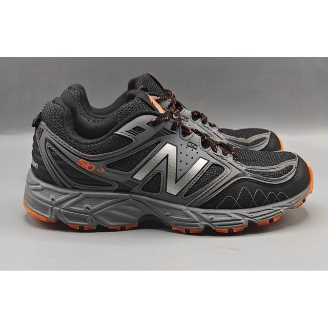 New Balance Mens Trail Sneaker 510 V3 Size 8.5D Shoes Black Orange Running