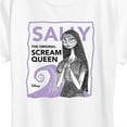 thumbnail image 3 of The Nightmare Before Christmas - Sally Scream Queen - Women's Short Sleeve Graphic T-Shirt, 3 of 5