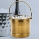 thumbnail image 1 of Houderco Cubeta De Hielo De Acero Inoxidable Para Bar Y Fiesta Con Resistente Y, 1 of 7