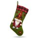 thumbnail image 1 of Bearachild Calcetín navideño a cuadros, colgante de decoración sin rostro, calcetín 3D de Navidad, bolsa de dulces para ancianos, regalo de Año Nuevo Kits de decoración para fiestas rojo Bearachild HA008744-01, 1 of 6
