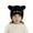 Black, variant on Toddler Girl Winter Hat Unisex Kids Winter Lined Knitted Hat Cute Cat Ears Design Soft Warm Cold Weather Headwear for Boys Girls Toddler Outdoor Play Toddler Hats Beige 2 Years-7 Years