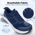 thumbnail image 6 of JOYFON Men's Walking Shoes Wide Toe Box Slip-On – Arch Support Orthotic Breathable Lightweight Tennis Sneakers for Plantar Fasciitis, Gym & Work US 8-13, 6 of 6