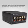 thumbnail image 4 of Interruptor de Sonido de 4, Señal de Alto Rendimiento Hifi Señal 4 EN 1 OUT Switcher Professional para Computeradoras Portátiles para Altavoces Activos, 4 of 7