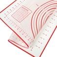 thumbnail image 6 of Moncolis 15.7"x 23.6" Reusable Silicone Pastry Baking Mats with Measurements for Rolling Fondant, Dough, Pie Crust, Pizza and Cookies, 6 of 8