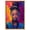 Gold Frame, variant on Bold Colorful Braids Canvas Glam Portraits by Art Remedy, White Frame, 36 x 54
