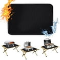 thumbnail image 6 of 25 x 19.5in Heat Resistant Grill Mats for Outdoor Grill to Protect Your Prep Table and Outdoor Grill Table - Fire Proof & Water Proof & Oil Proof BBQ Mat - Black (2mm), 6 of 9