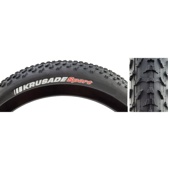 Kenda Krusade Sport Fat Bike Tire 26" x 4.0", Black