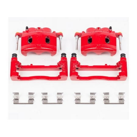Front Brake Caliper Set - Compatible with 2013 - 2019 Cadillac XTS - Power Stop