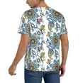 thumbnail image 5 of Haiem Hip Hop Hipster Baseball Jersey Button Down Shirts Sports Uniforms Men Women Jersey(Flowers and Butterflies,Medium), 5 of 9