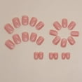 thumbnail image 3 of for Salon for DIY French Round Solid Color Nail Tips Fake Nails False Nails Short CF028, 3 of 7