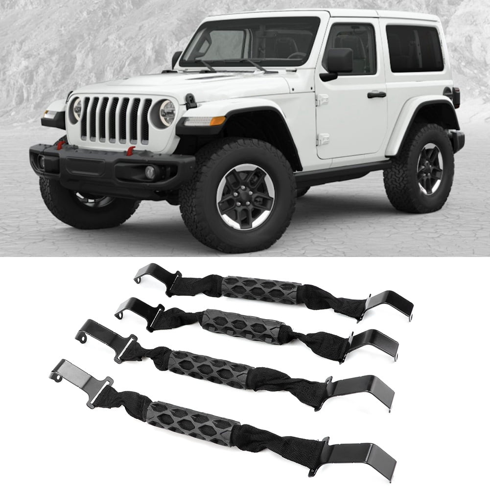 Kritne 4Pcs Car Front/Rear Top Handle Roof Grip Handles Accessory Fit