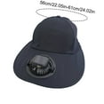 thumbnail image 3 of July 50%off, Solar Fan Hat Outdoor Fast-drying Lightweight Rechargeable Strong Wind Cool Sun Hat Sports, 3 of 6