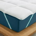 LINSY LIVING Clearance Sherpa King Mattress Pad, Pillow Top Mattress