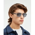 thumbnail image 2 of Hawkers - Polarized Falcon Silver Mirror One Size UV400 Unisex Sunglasses, 2 of 7