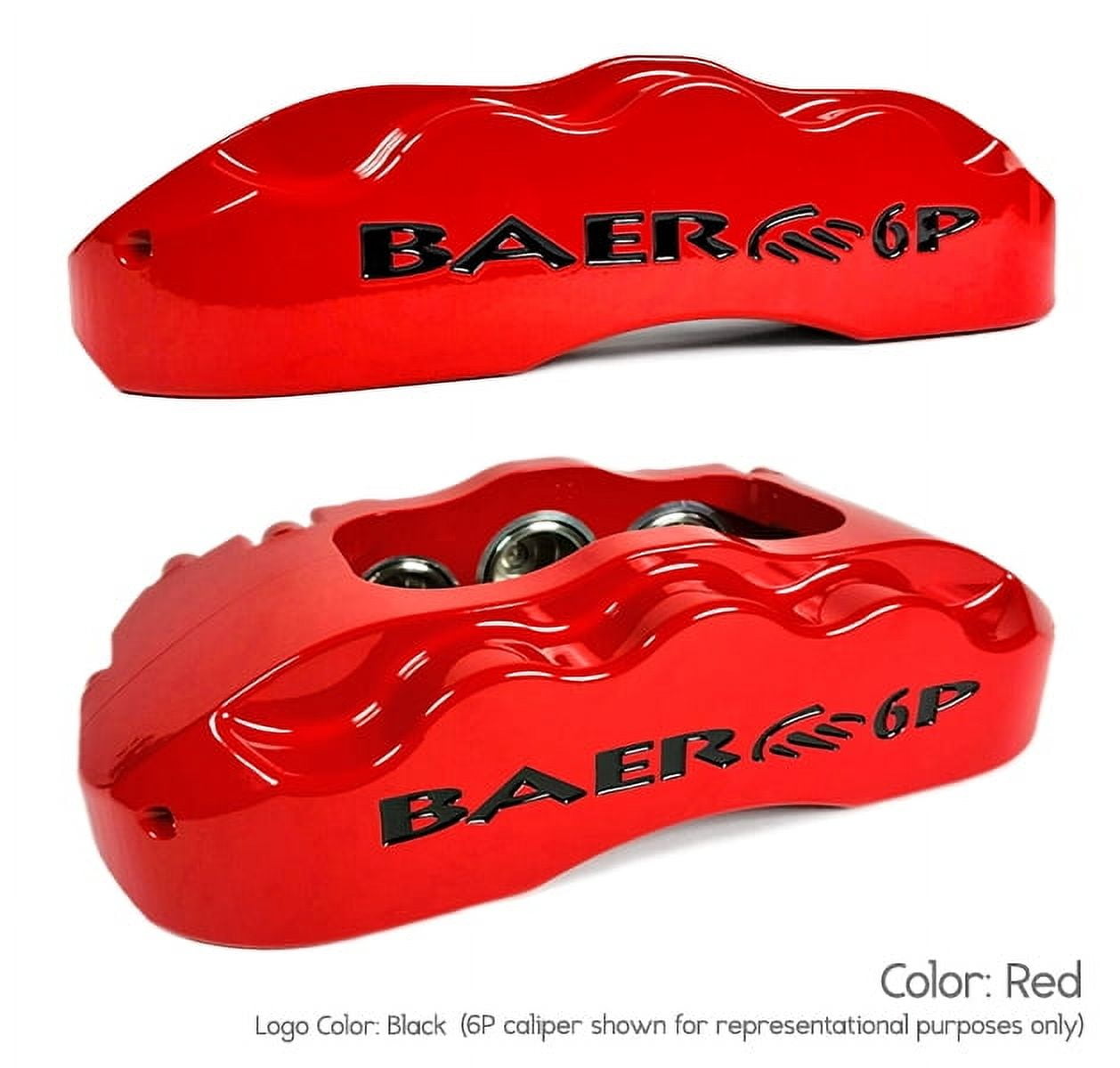 Baer Brakes 4302359R 14" Pro+ Rear Brake Kit, Red, SDZ