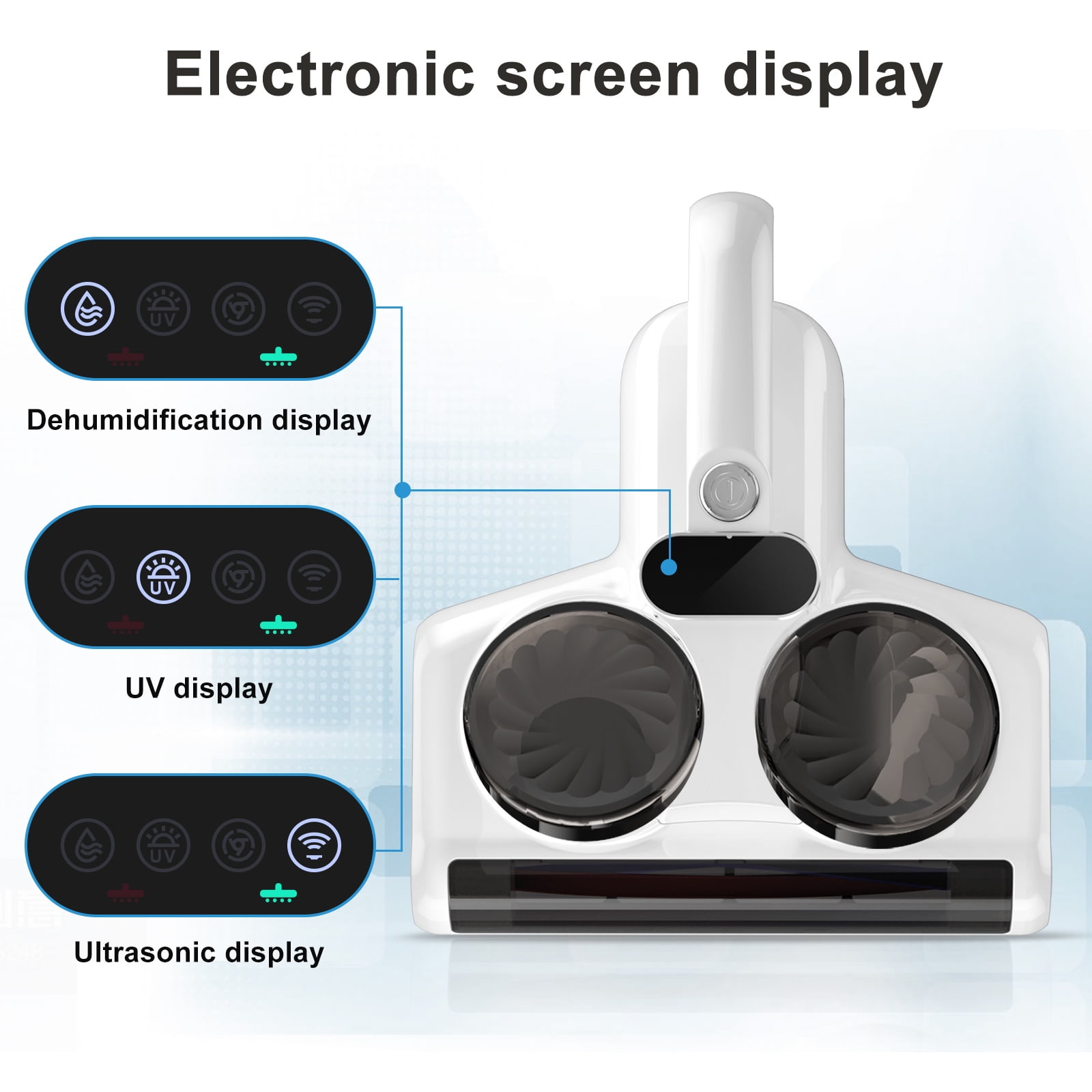 Aizmei 110V Bed Vacuum Cleaner -UV Mattress Vacuum Cleaner- HEPA Filtration