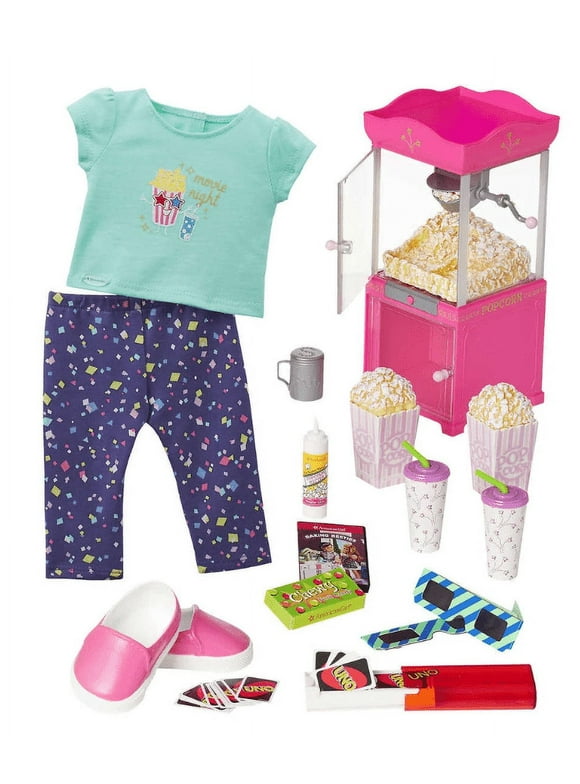 American Girl Movie and Game Night Set for 18 inch Doll