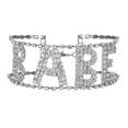 thumbnail image 3 of OPOLSKI Necklace Shiny Non-Fading Rhinestone Block Collar Necklace Silver, 3 of 8