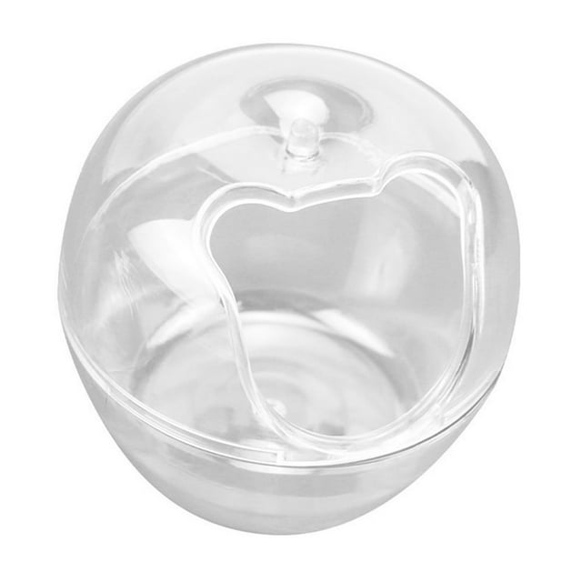 Hamster Sand Bath Box | Apples-shaped Hamster Sand Bath Box | Transparent Small Pets Sand Bath Box Suitable For Hamsters Mice Lemming Gerbils Or Small Pets
