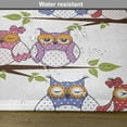 thumbnail image 6 of Ambesonne Owls Place Mats Set of 4, Birds on Tree Branches, Standard Size, Multicolor, 6 of 6