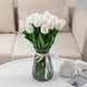 thumbnail image 2 of 20 Pieces Tulips Artificial Flowers Floral Dcor Bridal Wedding Party Bouquet for Mother's Day Women Birthday Gift, 2 of 5
