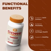 Core Strength Capsules – Natural Joint Support Formula for Flexibility, Mobility & Confidence in Movement | Daily Formula for Comfort, Recovery & Active Lifestyle (60 Capsules)