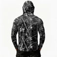 thumbnail image 6 of Sun Protection Shirts for Men Performance Fishing Hoodie Shirt with Thumbholes - UPF 50 Sun Protection Camo Long Sleeve Shirts Quick-Dry, 6 of 6