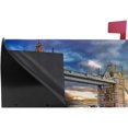 thumbnail image 3 of Coolnut Mailbox Cover London Tower Bridge Post Mail Box Cover Magnetic Mail Wraps Cover Standard Size 20.7" L x 18" W, 3 of 5
