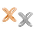 thumbnail image 1 of Paquete de 2 Bufandas de Moda Yuyangstore con Hebilla Clip para Bufanda Diapositivas Cruzadas Oro Plata, 1 of 8