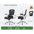 thumbnail image 2 of Silla de oficina ergonómica Veratric de malla con respaldo alto y soporte lumbar, 2 of 9