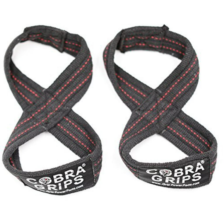 Grip Power Pads Deadlift Straps BEST LIFTING STRAPS ON THE MARKET! Figure 8  Lifting Straps are the #1 choice for power lifters, weightlifters and