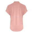 thumbnail image 4 of Stylish Women's V Neck Button Down Tops for Casual Wear - for Spring and Summer Ideal with Relaxed Pants and Jeans, 4 of 4