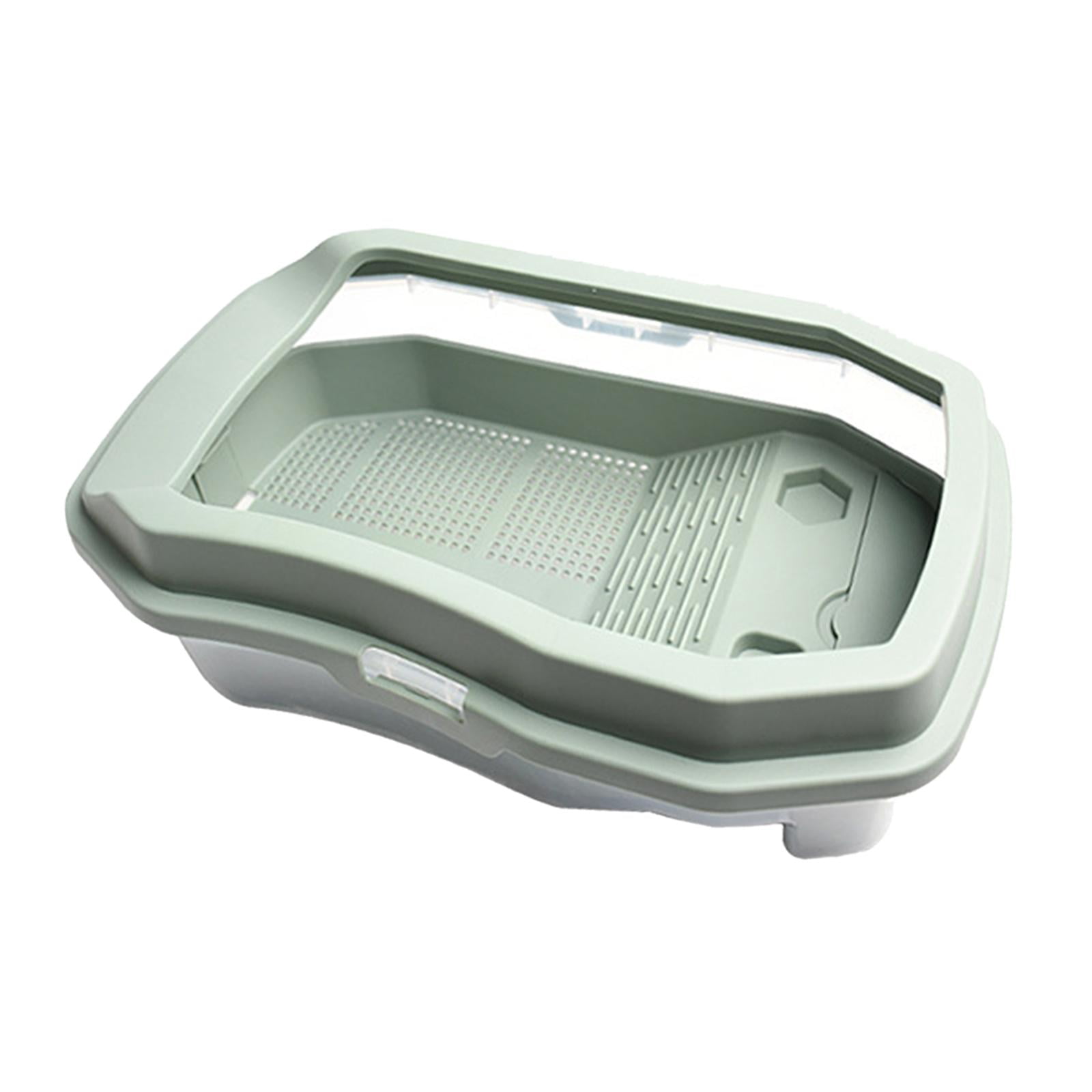 Bvdfgk Turtle Aquarium Reptile Tank Escapeproof Box Turtle Cage Tortoise Terrarium Easy Green