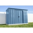thumbnail image 3 of Arrow Classic 10 x 4 x 6 ft Blue Grey Steel Storage Shed, 3 of 17