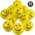 thumbnail image 2 of Stress Balls Bedwina Smile Face de 2 pulgadas para niños y adultos (24 unidades), 2 of 7
