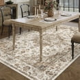 thumbnail image 5 of WIPONKEN 6x9 Area Rugs for Living Room Bedroom Dining Room Office Farmhouse, Machine Washable Non Slip Vintage Persia Rug Brown, 5 of 8